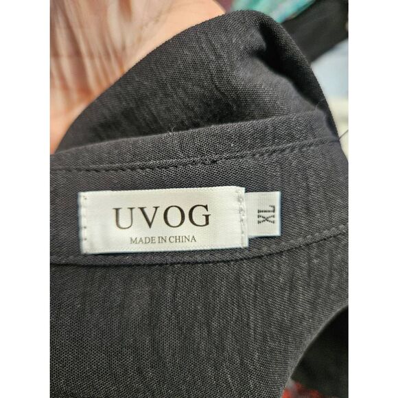 UVOG Black Shirt Dress Womens size XL - Picture 6 of 8